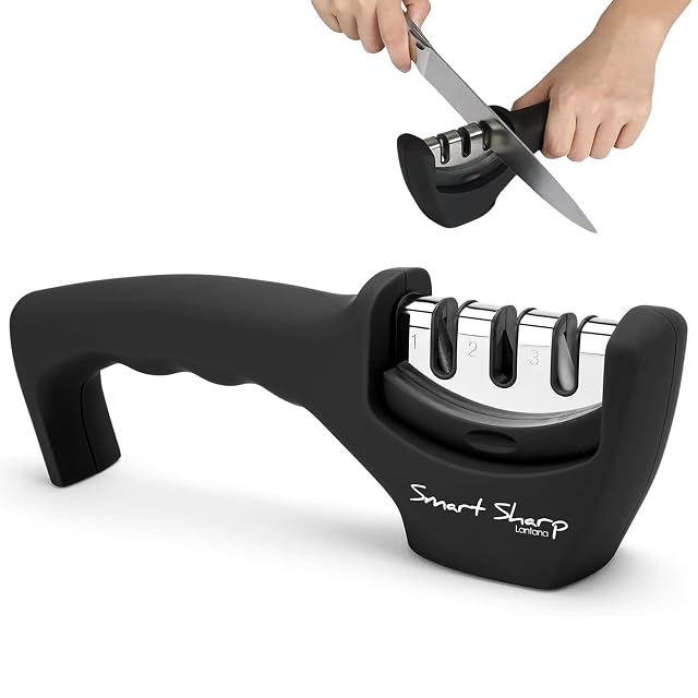 Afilador manual de tres etapas Lantana Smart Sharp