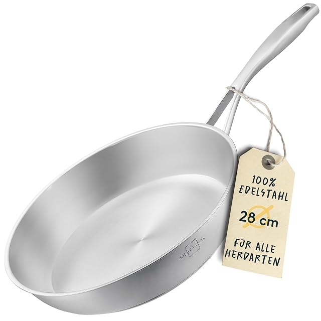 Sartén de acero inoxidable SILBERTHAL PA1374 de 28 cm