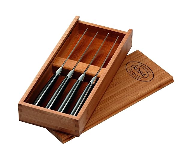 Juego de 4 cuchillos de carne forjados RÖSLE 25147