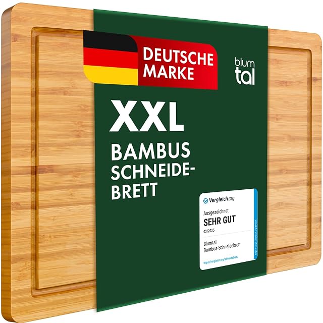 Tabla de cortar de bambú Blumtal de 45 × 30 cm